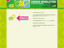 Tablet Screenshot of news.gruene-aachen.de